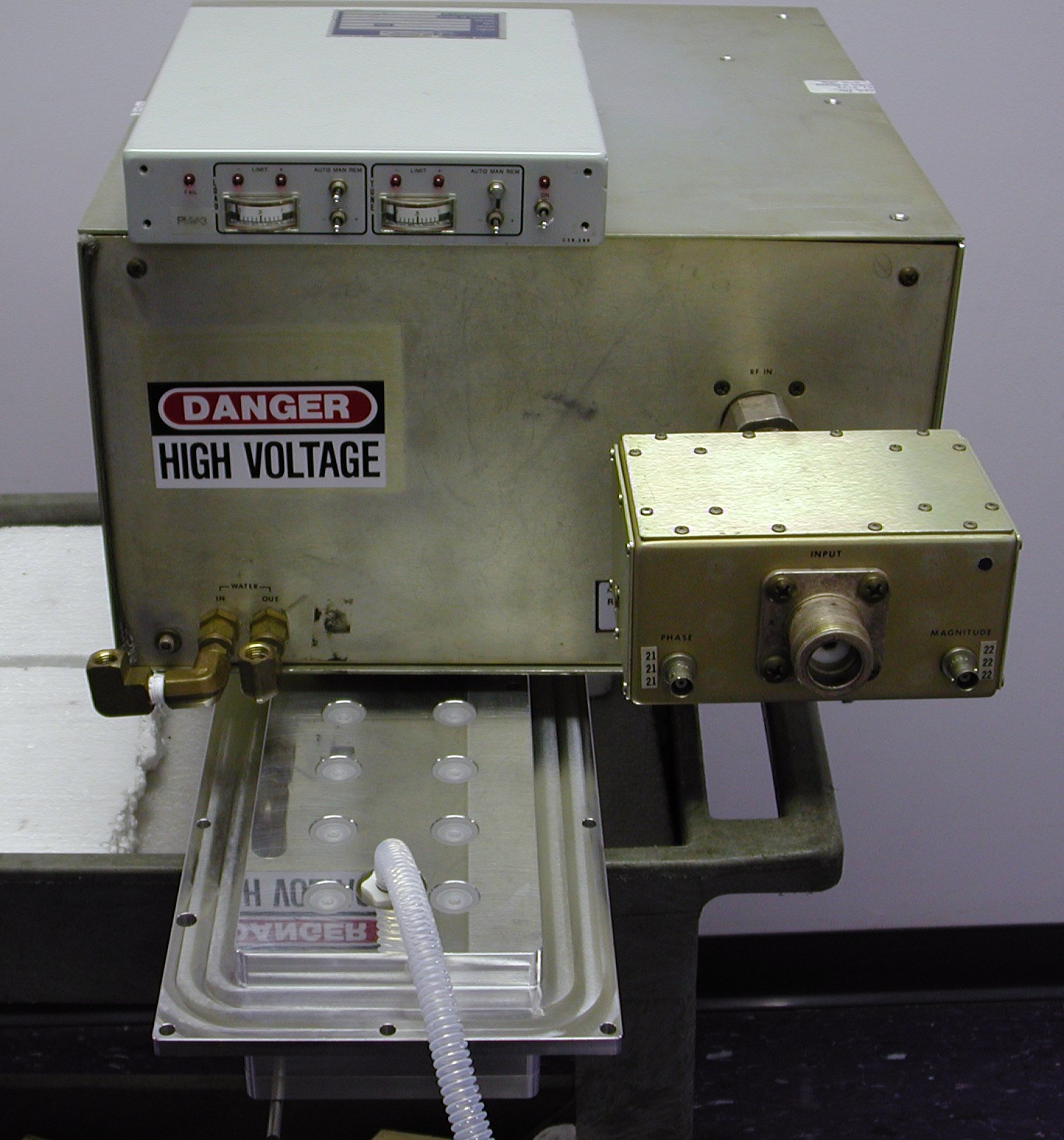 RF Matching Network mounted on an ONYX-3530 Linear Magnetron Sputtering Cathode